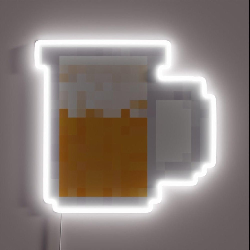 Pixel Beer Mug Rgb Led Neon Sign - Shineneon
