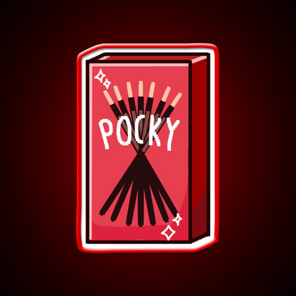 Pixel Pocky Snack Food Led Neon Sign Rgb Color - Shineneon