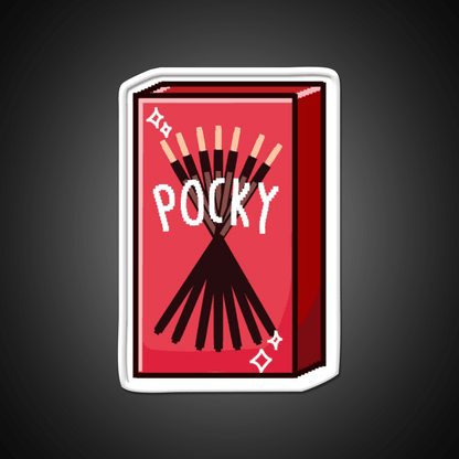 Pixel Pocky Snack Food Led Neon Sign Rgb Color - Shineneon