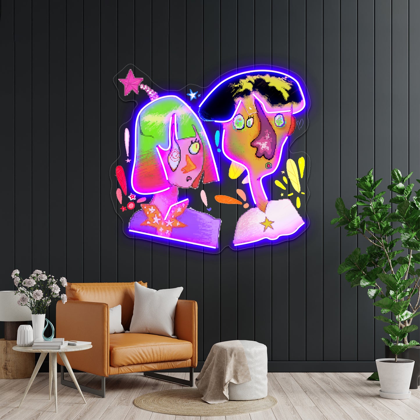 Pixel Ppl Wall Artwork Neon Signs