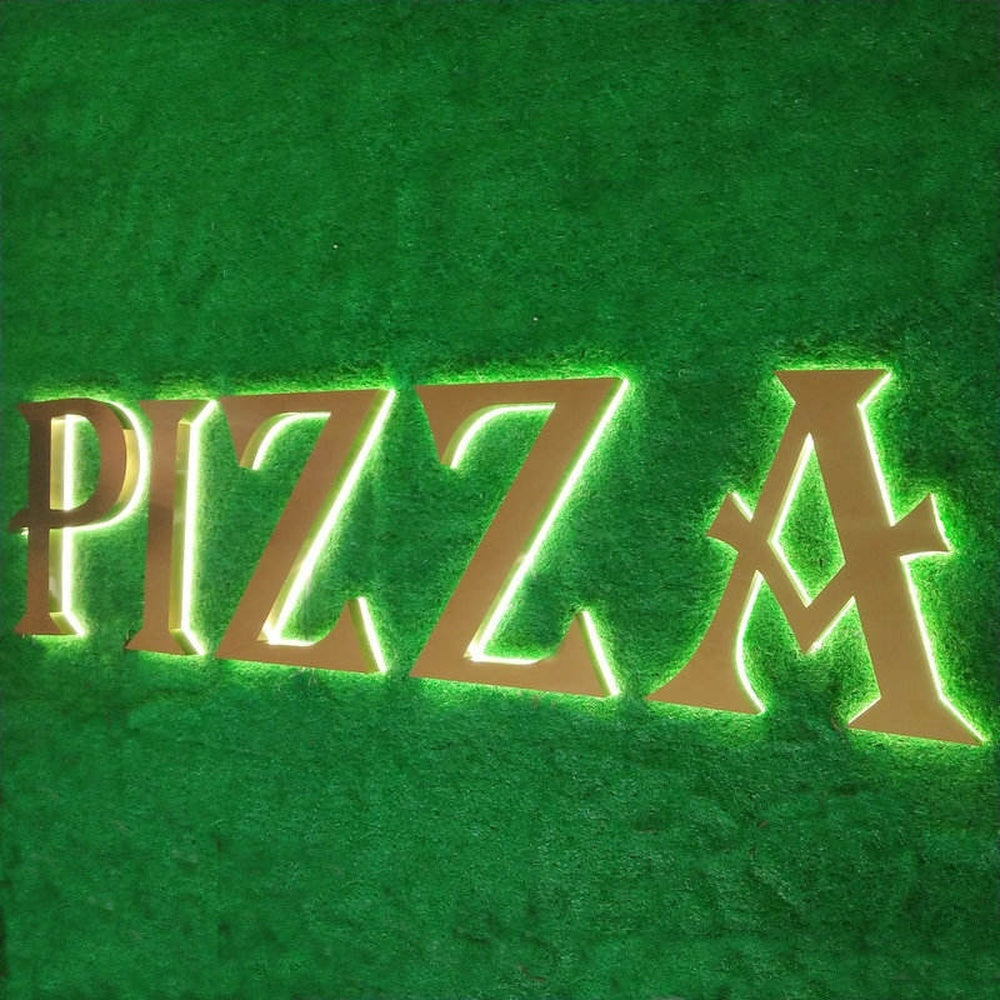 Pizza 3D Backlit Channel Letters Led Light Sign