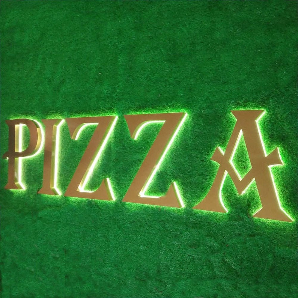 Pizza 3D Backlit Channel Letters Led Light Sign - Shineneon