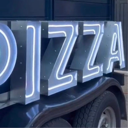 Pizza 3D Frontlit Channel Letters Led Light Sign