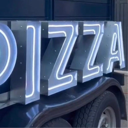 Pizza 3D Frontlit Channel Letters Led Light Sign - Shineneon