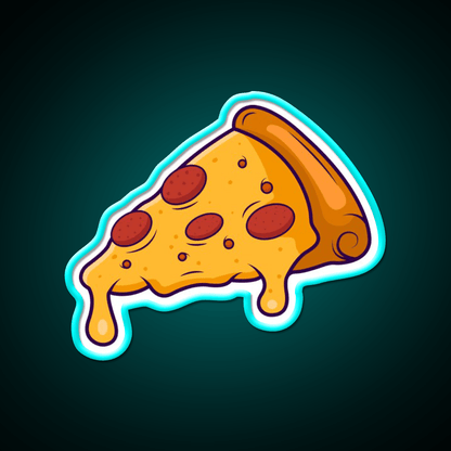 Pizza Art Fast Food Led Neon Sign For Burger Place Rgb Color - Shineneon
