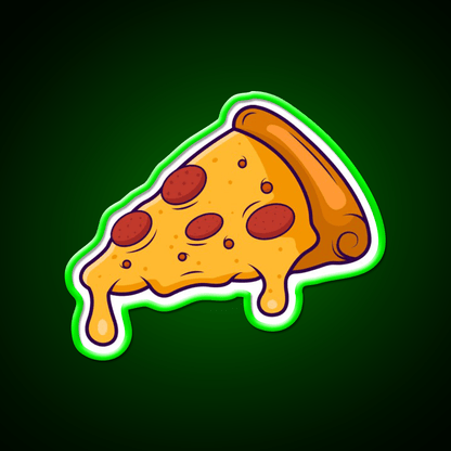 Pizza Art Fast Food Led Neon Sign For Burger Place Rgb Color - Shineneon