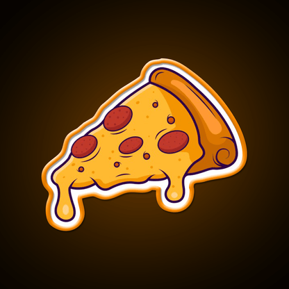 Pizza Art Fast Food Led Neon Sign For Burger Place Rgb Color - Shineneon