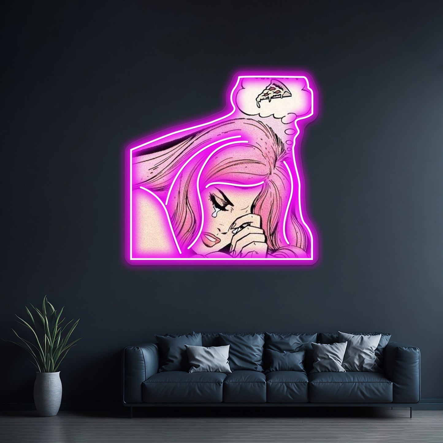 Pizza Artwork Led Neon Signs Custom