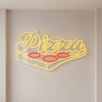 Pizza Bedroom Decor LED Neon Sign - 04 Size Image