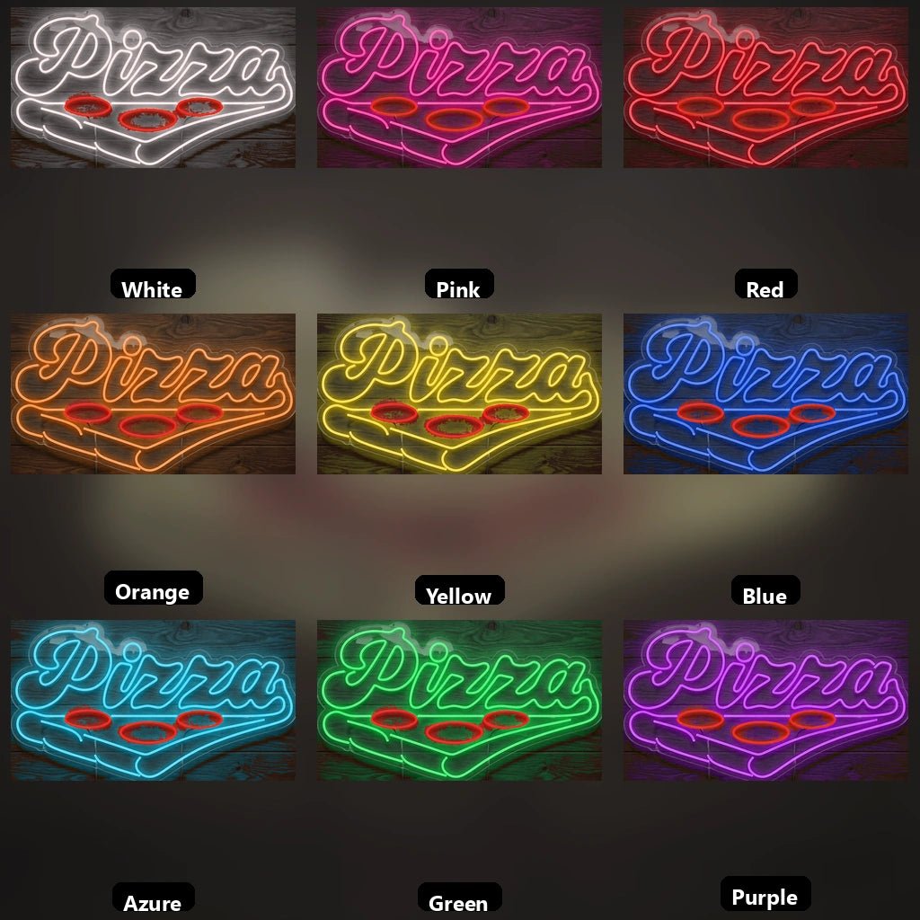 Pizza Bedroom Decor LED Neon Sign - Shineneon