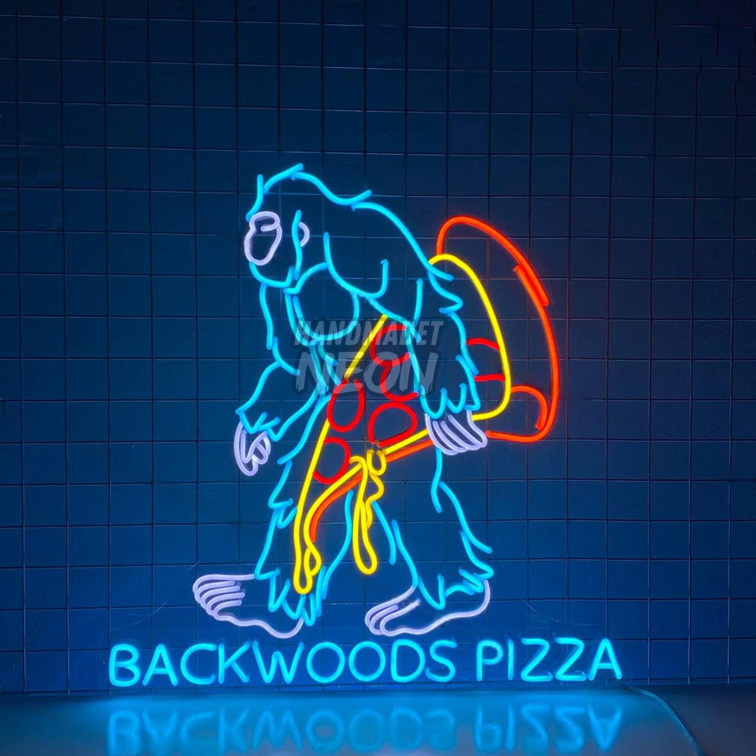 Pizza Bigfoot Led Neon Sign Wall Art | Shineneon