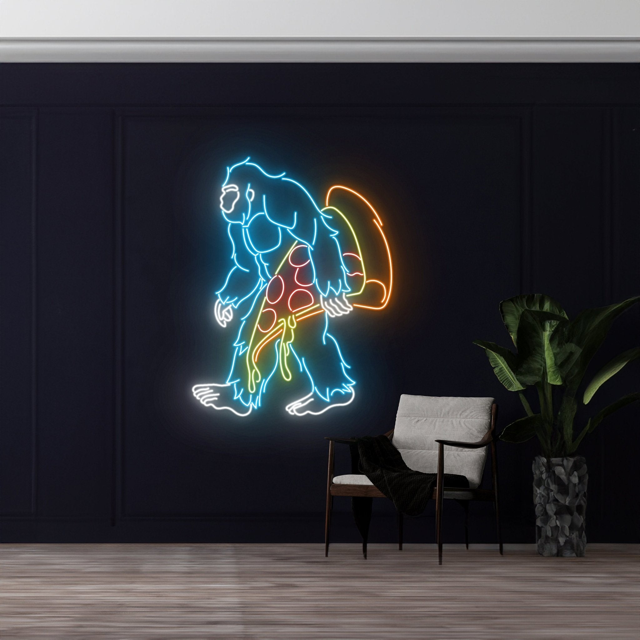 Pizza Bigfoot Neon Sign - Shineneon