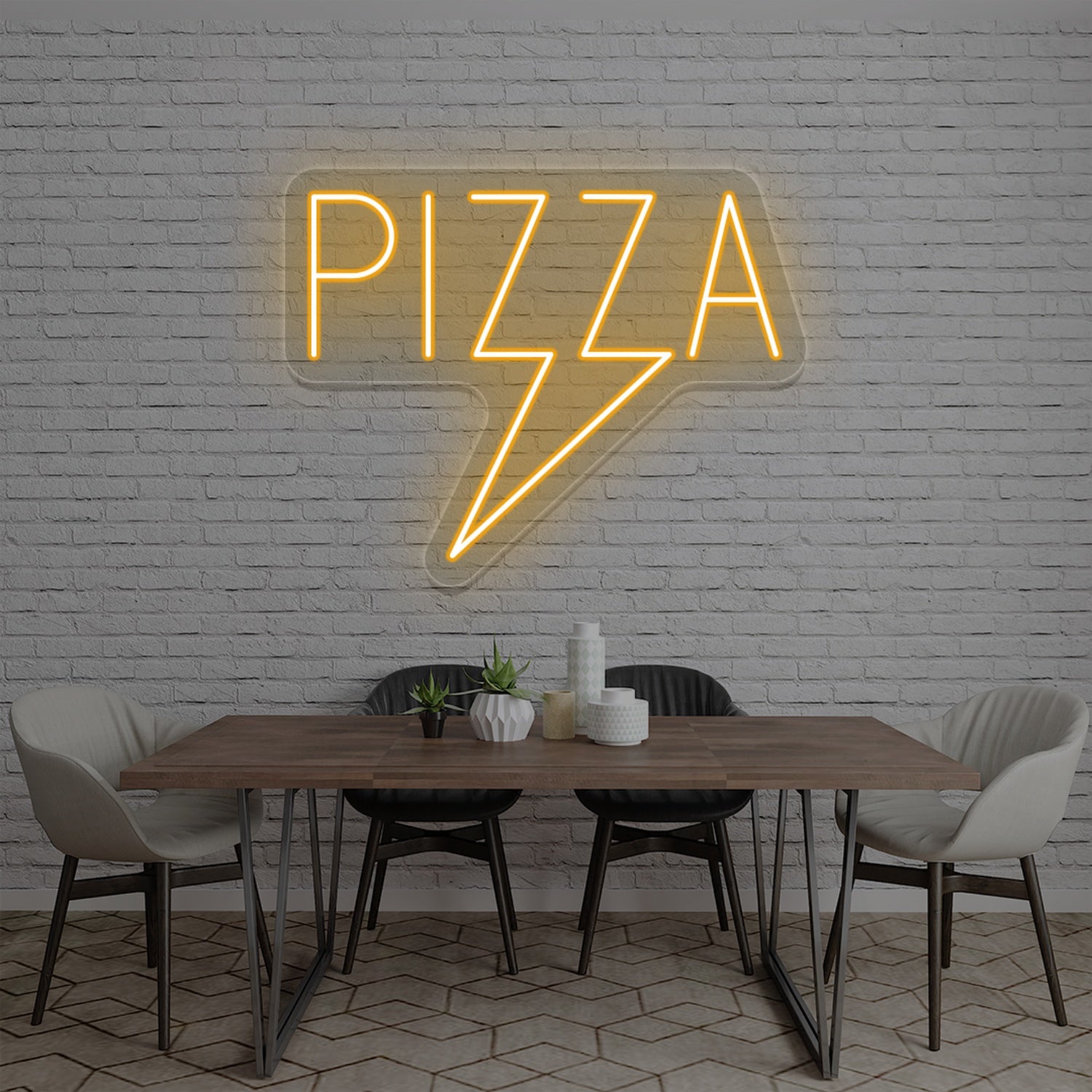 Pizza Bolt Led Neon Sign | Shineneon
