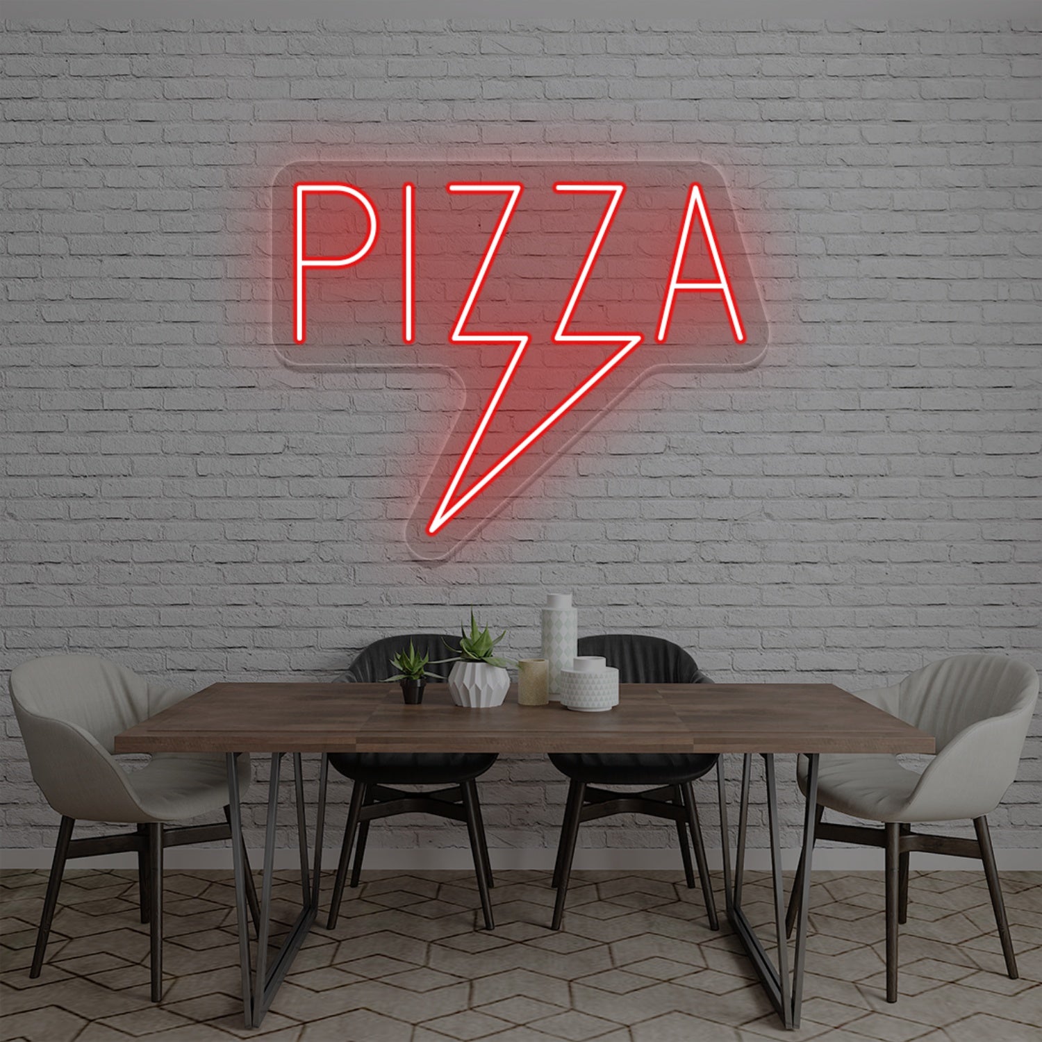 Pizza Bolt Led Neon Sign | Shineneon