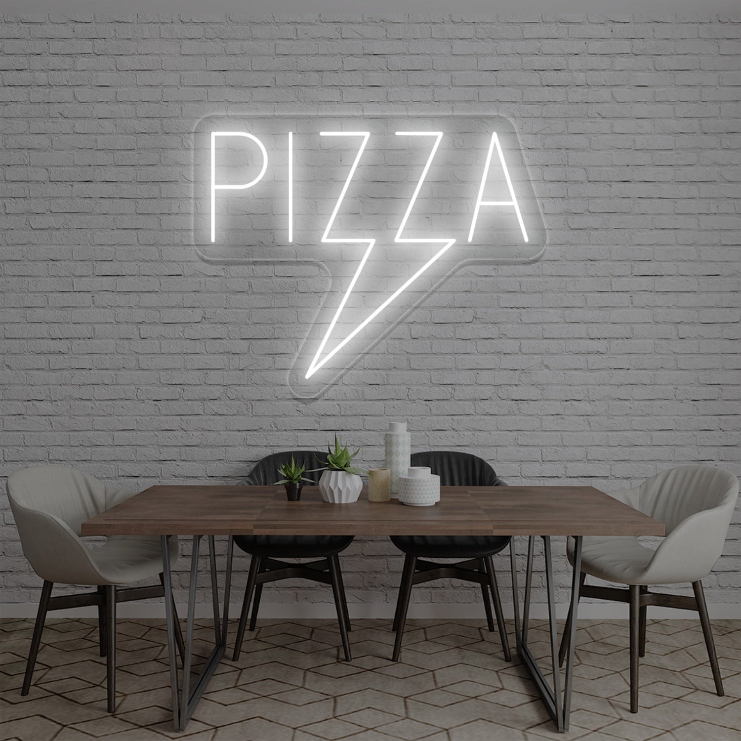 Pizza Bolt Led Neon Sign | Shineneon