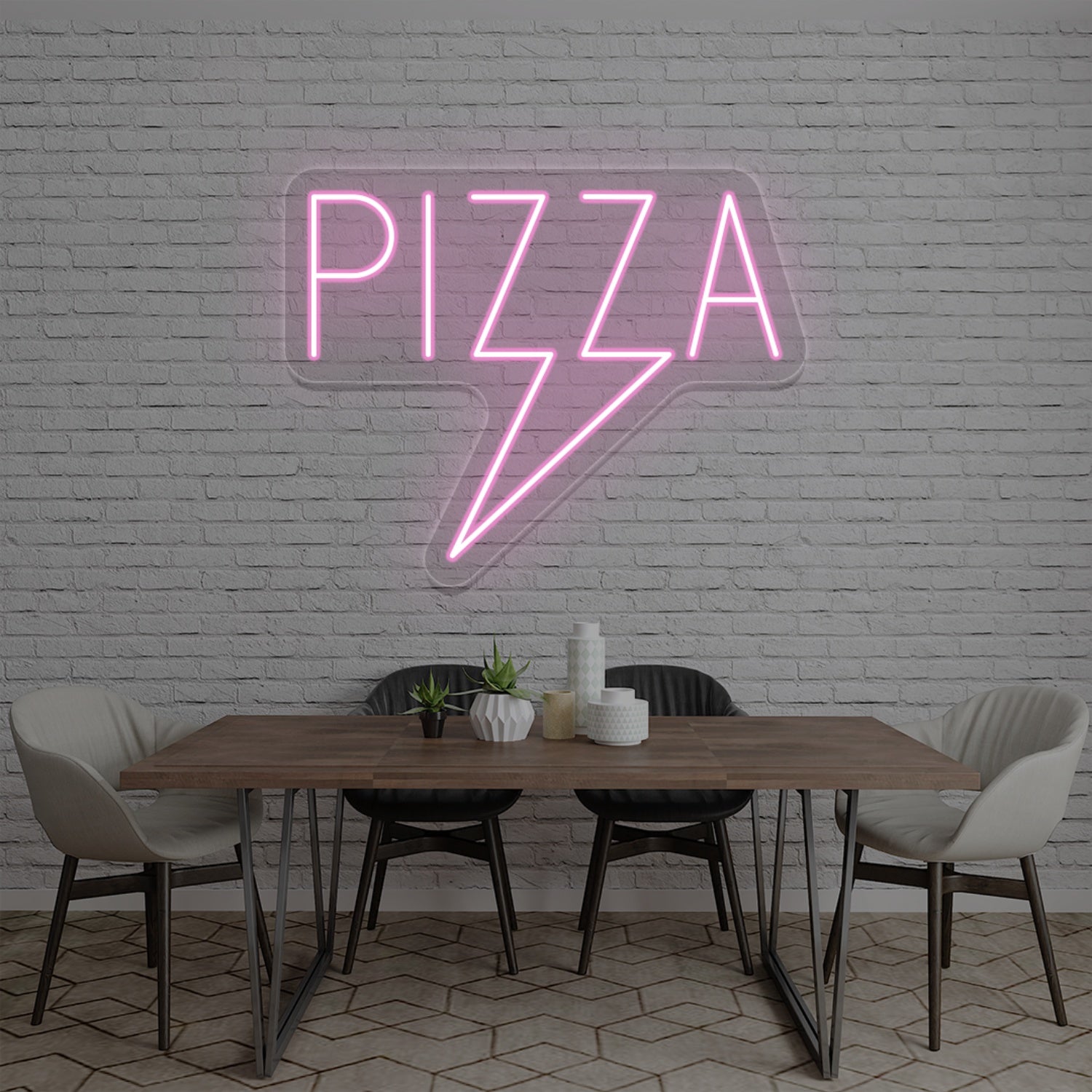 Pizza Bolt Led Neon Sign | Shineneon