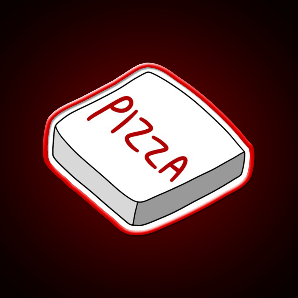 Pizza Box Fast Food Led Neon Sign For Burger Place Rgb Color - Shineneon