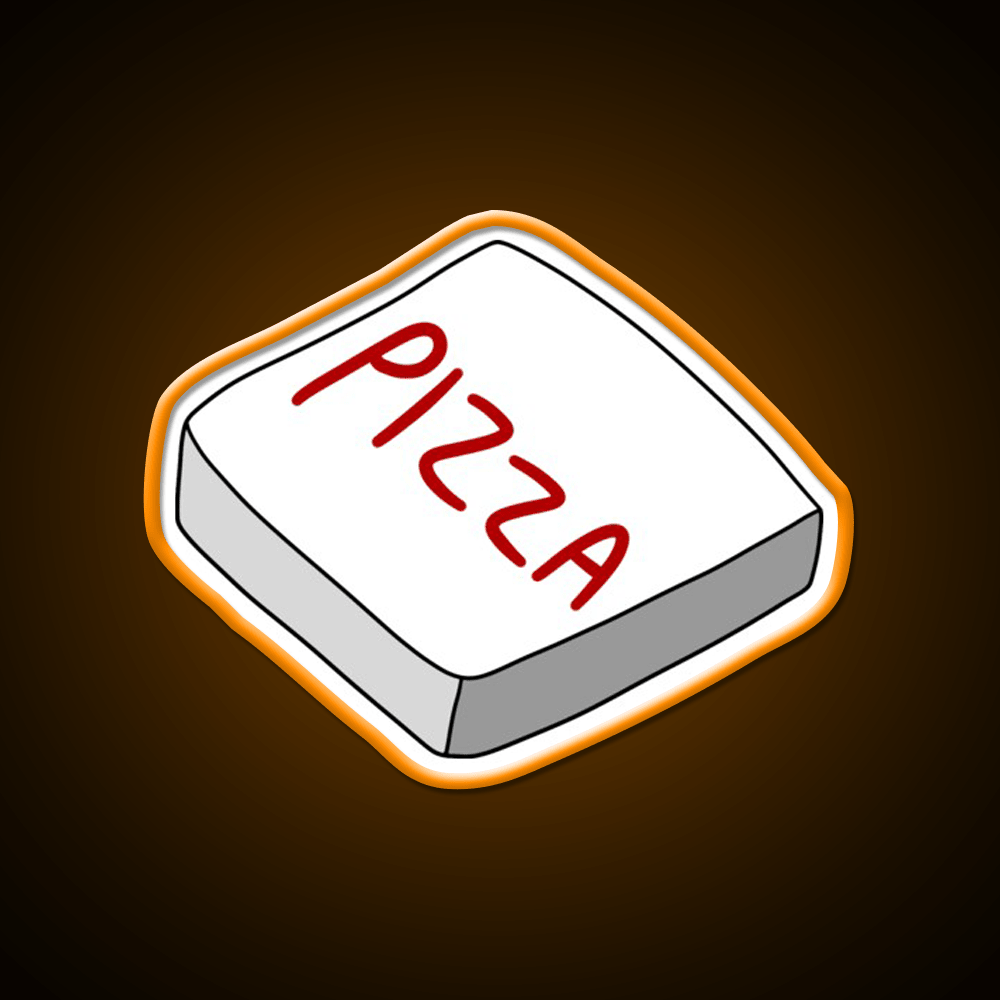 Pizza Box Fast Food Led Neon Sign For Burger Place Rgb Color - Shineneon