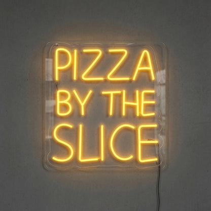 Pizza By The Slice LED Neon Sign - 04 Size Image