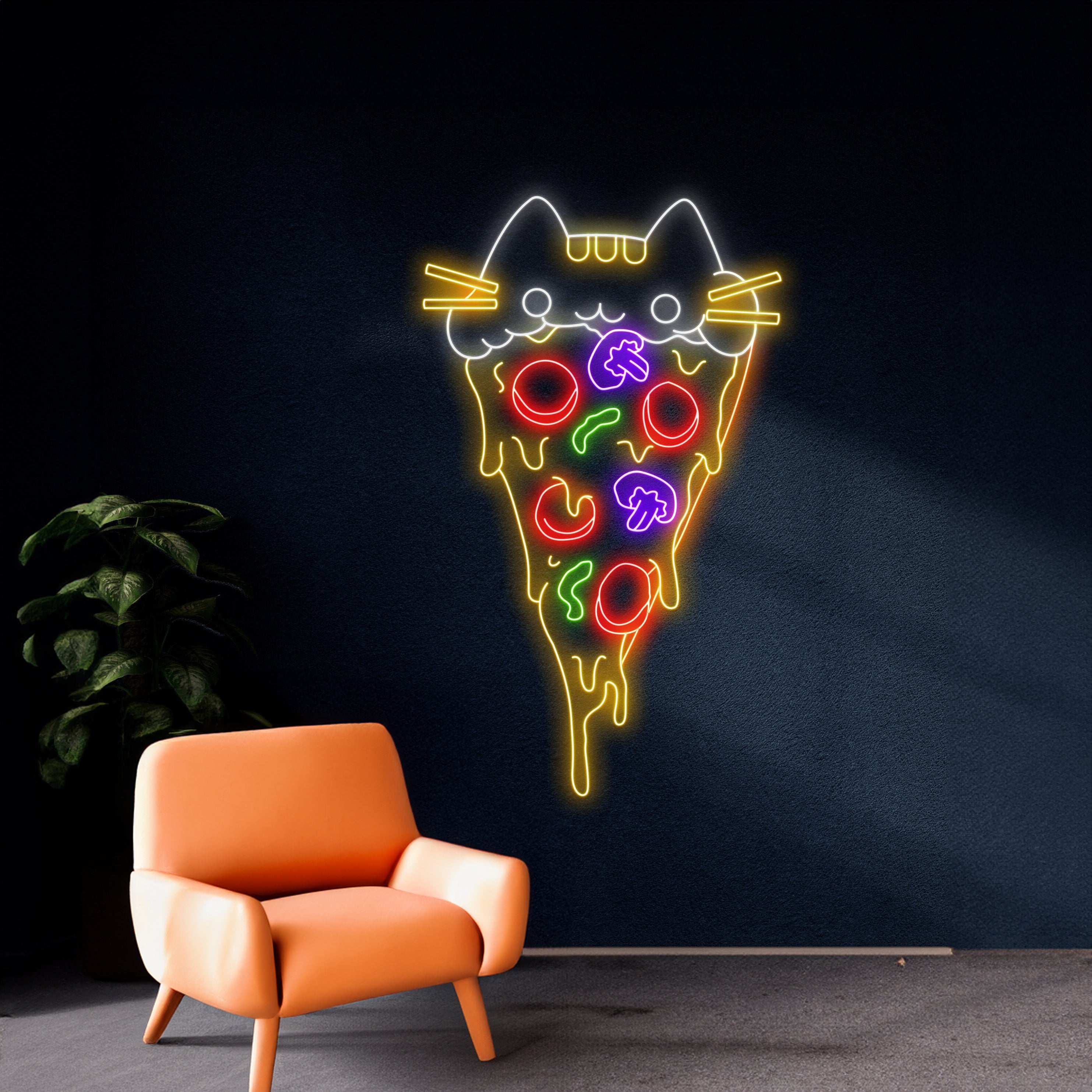 Pizza Cat Neon Sign | Shineneon