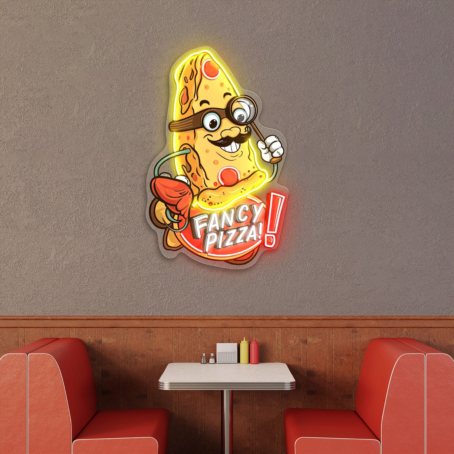 Pizza Cute Acrylic Led Neon Sign Decor Shop | Shineneon