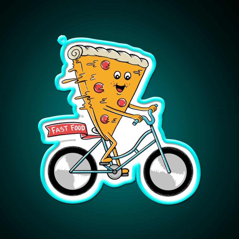 Pizza Fast Food Led Neon Sign For Burger Place Restaurant Led Sign Rgb Color