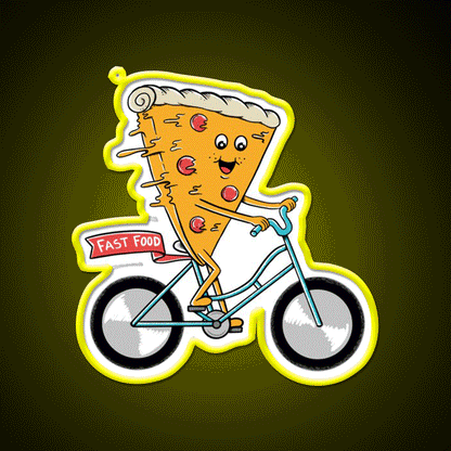 Pizza Fast Food Led Neon Sign For Burger Place Restaurant Led Sign Rgb Color