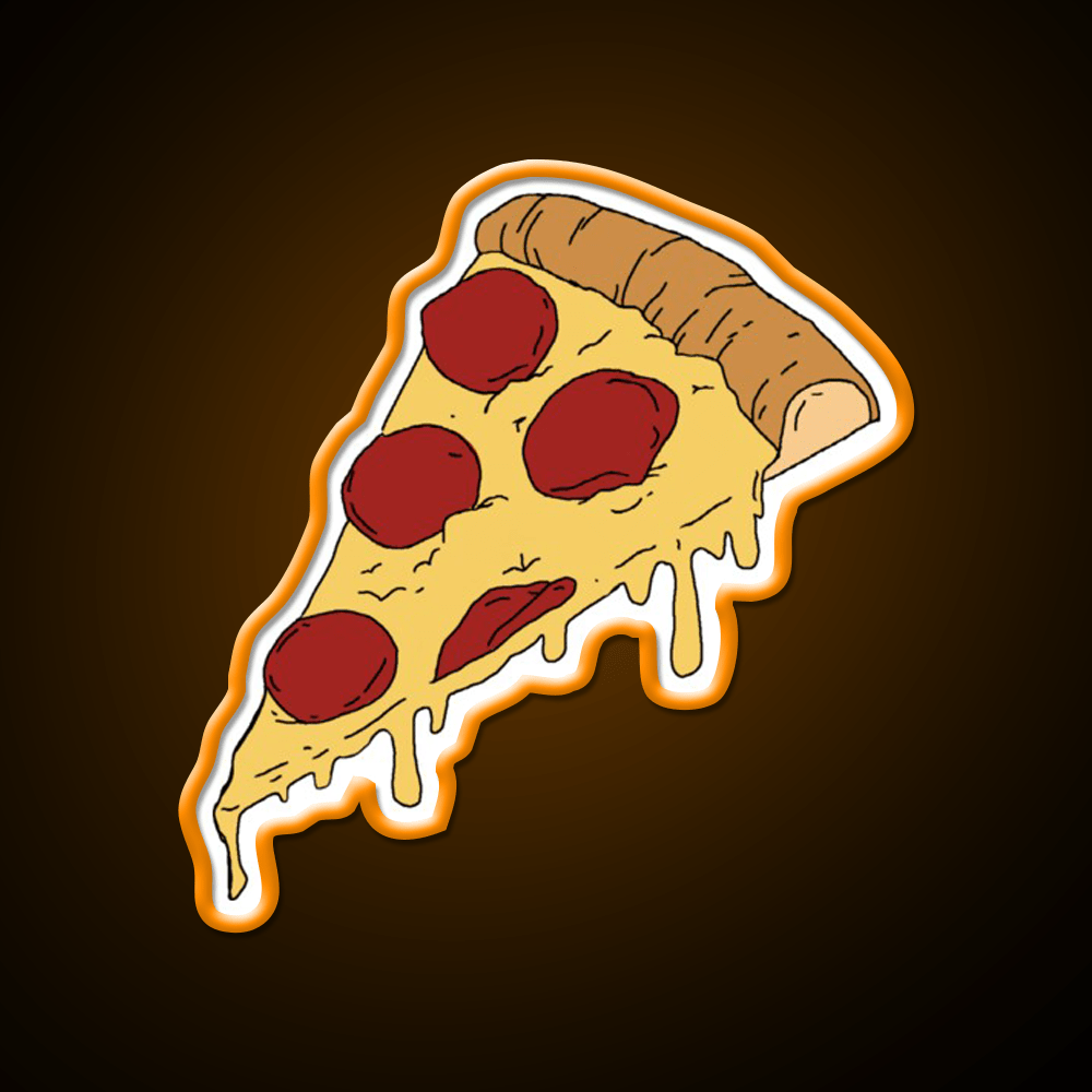 Pizza Fast Food Led Neon Sign For Burger Place Rgb Color - Shineneon