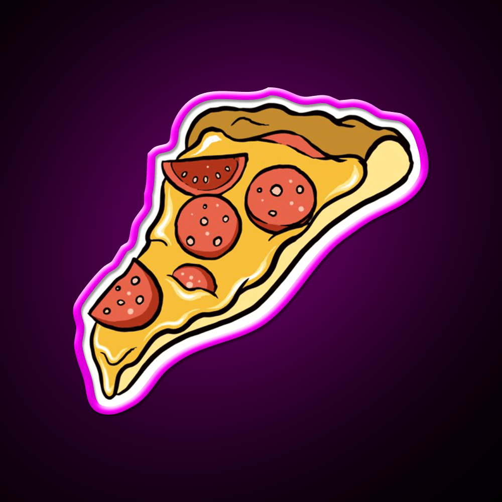 Pizza Fast Food Led Neon Sign For Burger Place Wall Art Rgb Color - Shineneon