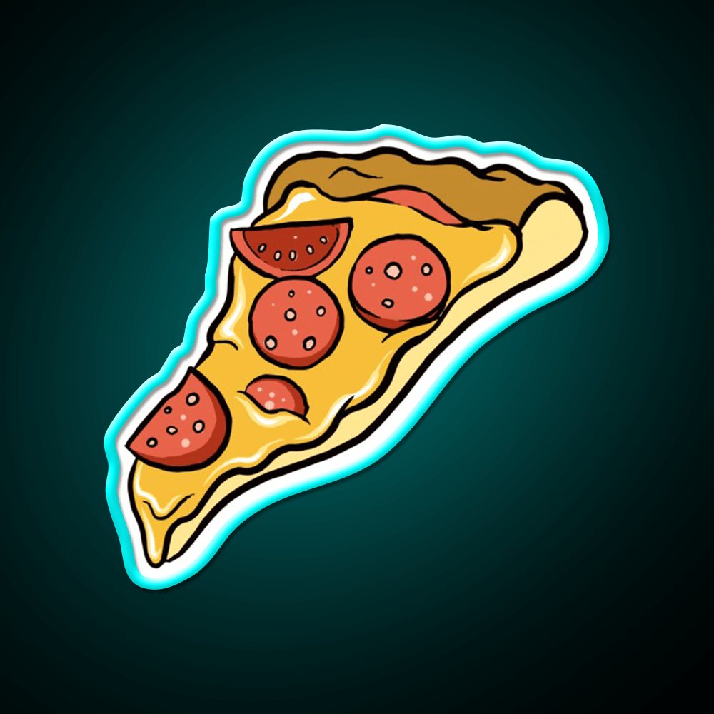 Pizza Fast Food Led Neon Sign For Burger Place Wall Art Rgb Color - Shineneon