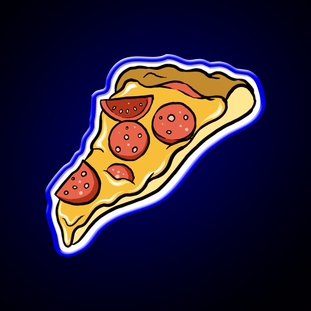 Pizza Fast Food Led Neon Sign For Burger Place Wall Art Rgb Color - Shineneon