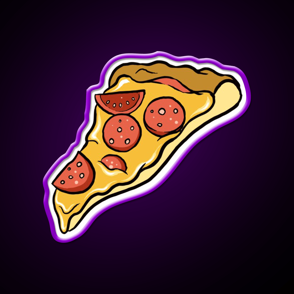 Pizza Fast Food Led Neon Sign For Burger Place Wall Art Rgb Color - Shineneon