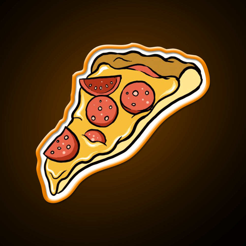 Pizza Fast Food Led Neon Sign For Burger Place Wall Art Rgb Color - Shineneon
