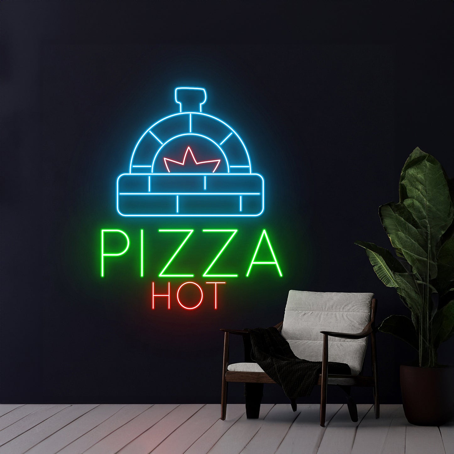 Pizza Hot Neon Sign