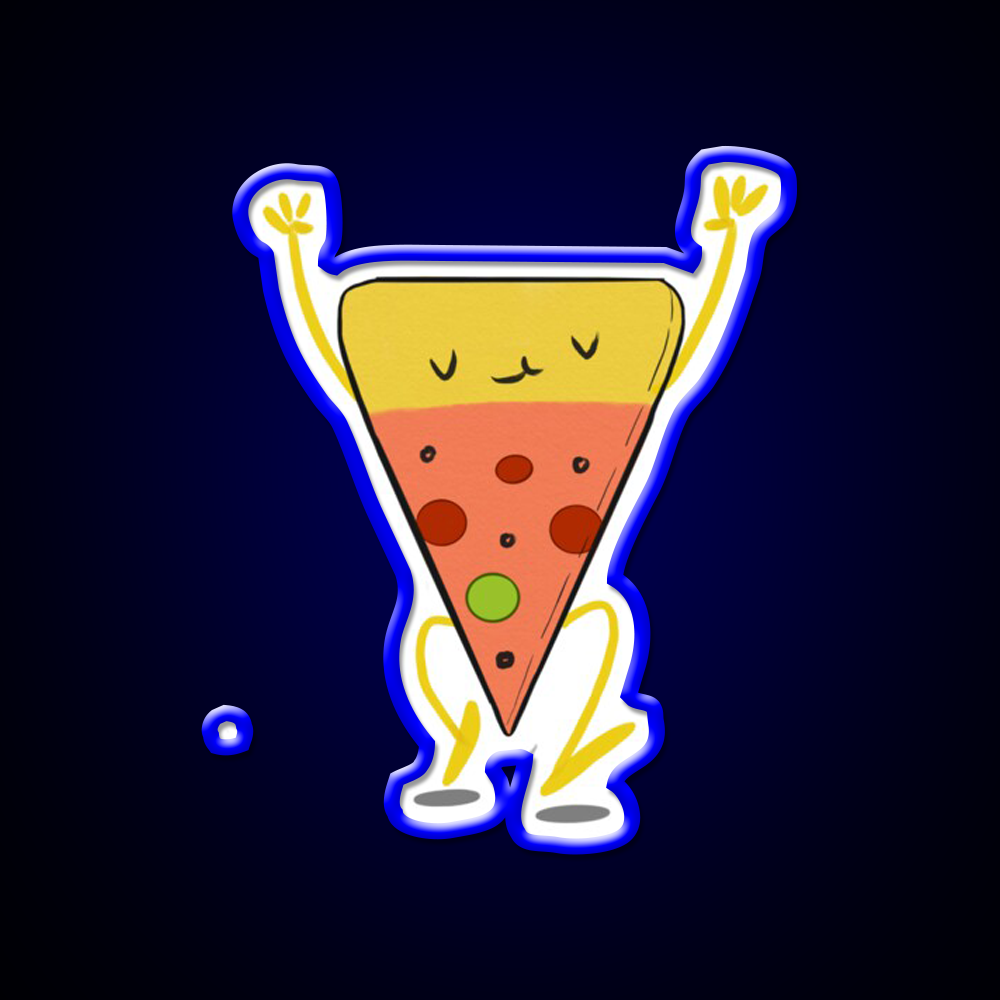 Pizza Is Life Led Neon Sign Chinese Food Rgb Color