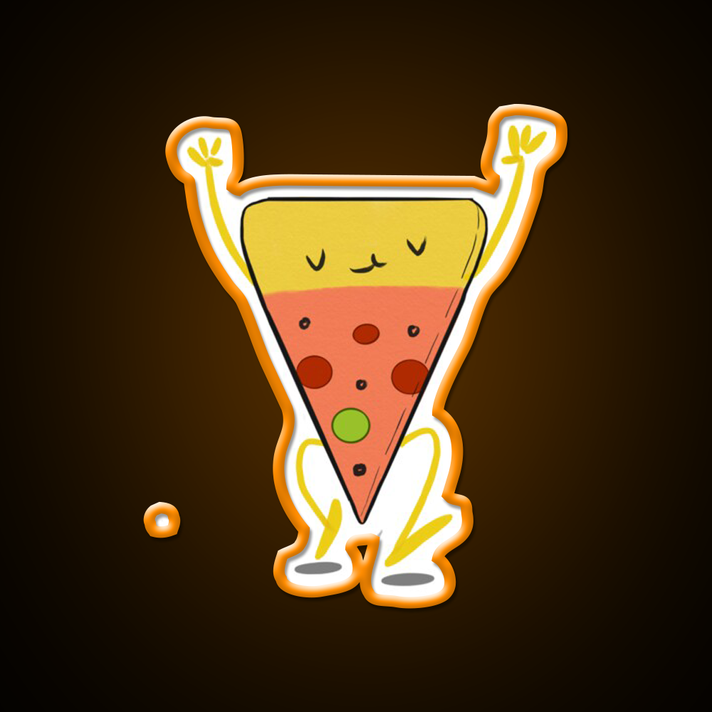 Pizza Is Life Led Neon Sign Chinese Food Rgb Color