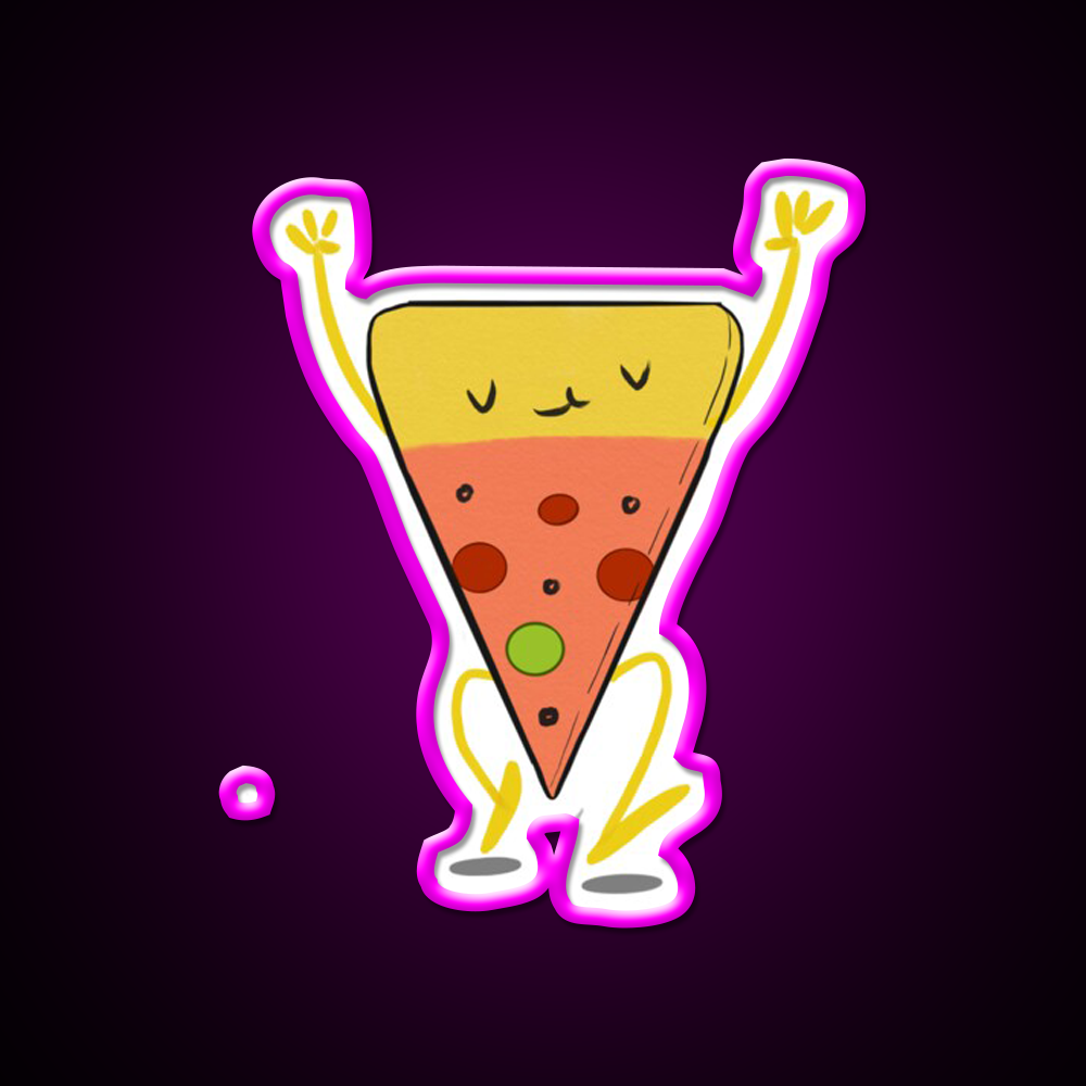 Pizza Is Life Led Neon Sign Chinese Food Rgb Color