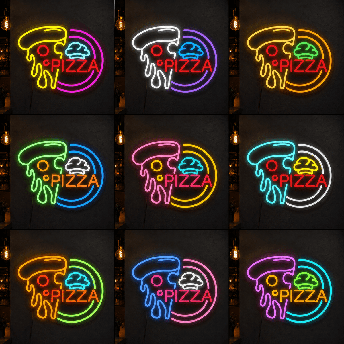 Pizza LED Neon Sign Bedroom Decor - Shineneon