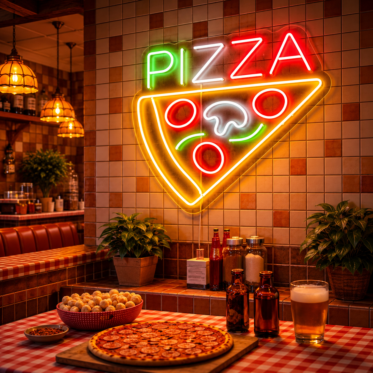 Pizza LED Neon Sign Home Decor - 01 Original Product Image