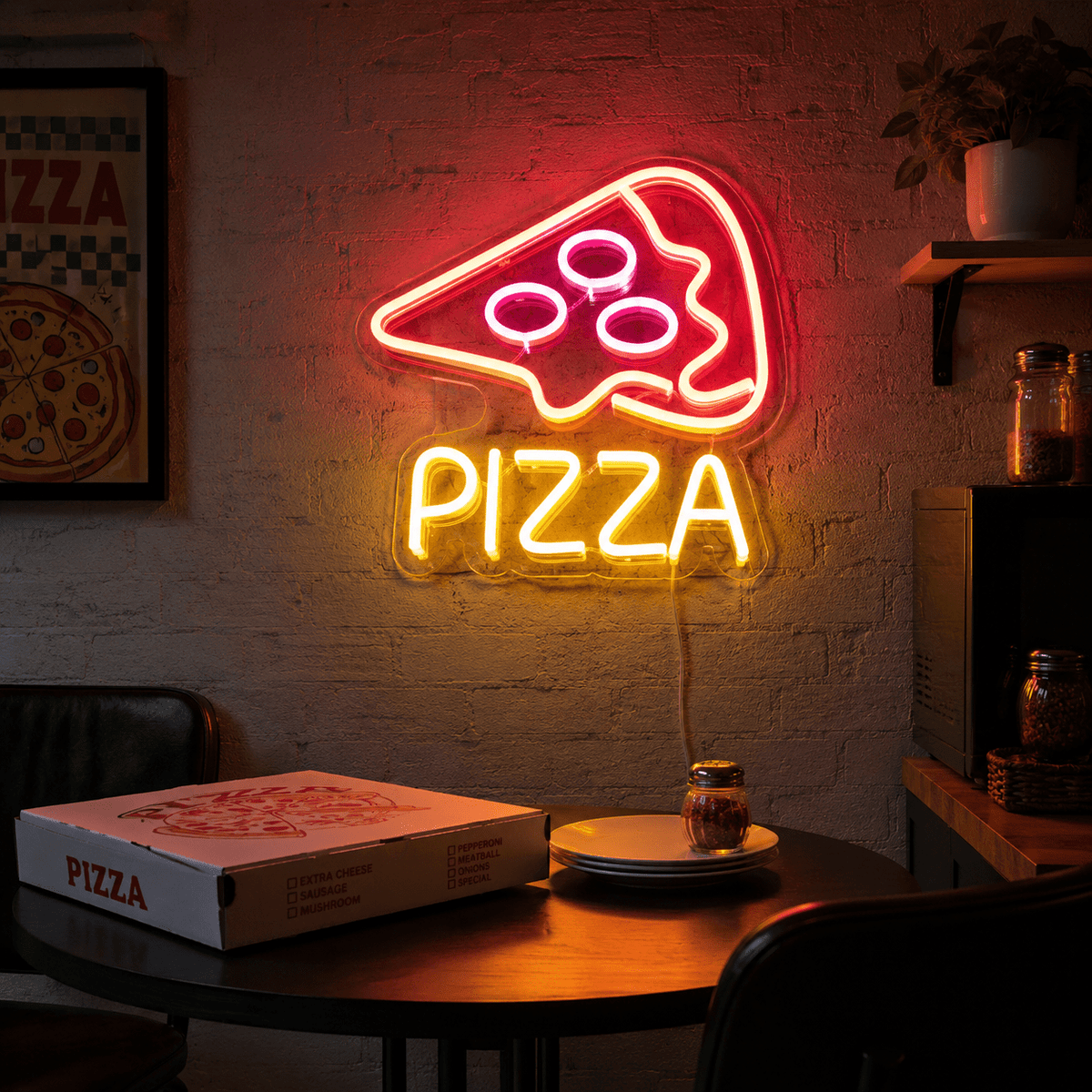 Pizza LED Neon Sign Home Wall Art - Shineneon