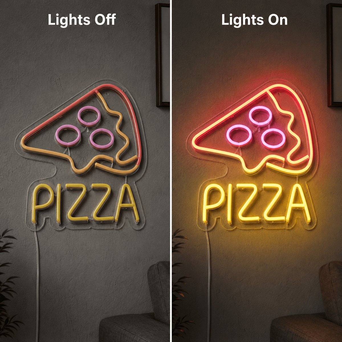Pizza LED Neon Sign Home Wall Art - Shineneon