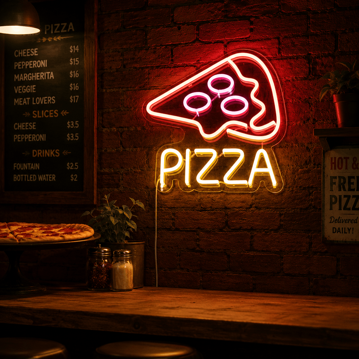 Pizza LED Neon Sign Home Wall Art - Shineneon