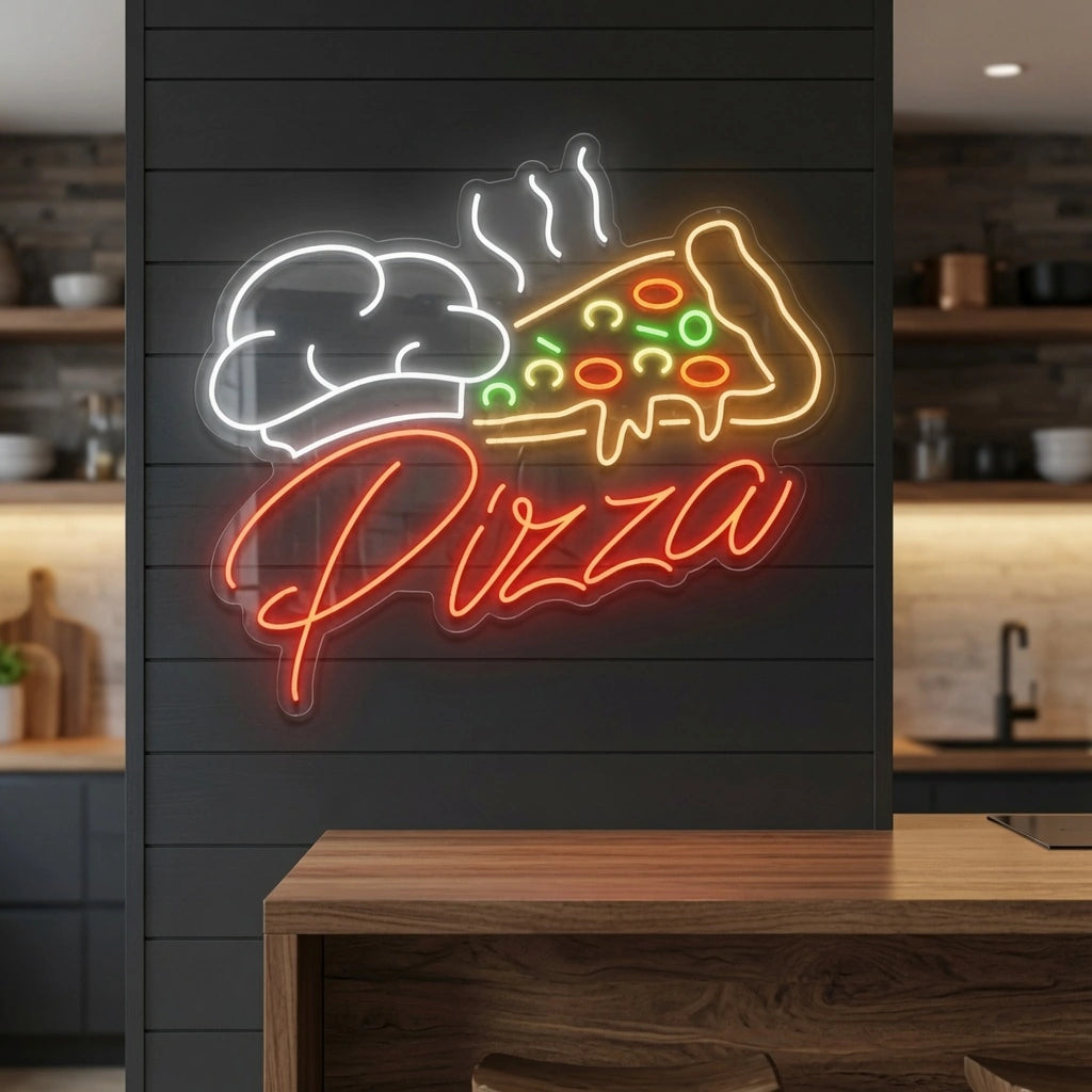 Pizza LED Neon Sign Wall Decor - 02 High-Converting Product Image