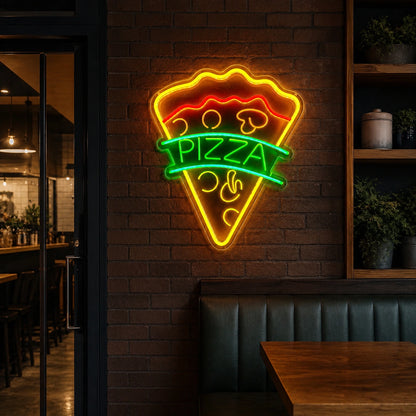 Pizza LED Neon Sign Wall Neon Sign - 04 Size Image