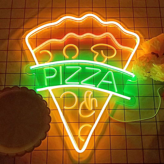 Pizza Led Sign Business Neon Sign Wall Decor