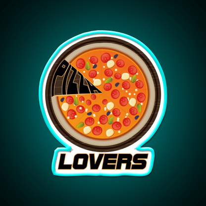 Pizza Lovers America Pizza Lovers Fast Food Led Neon Sign For Burger Place Rgb Color - Shineneon