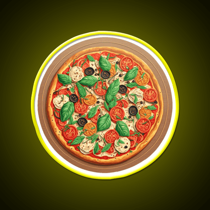 Pizza Margherita Snack Food Led Neon Sign Rgb Color - Shineneon