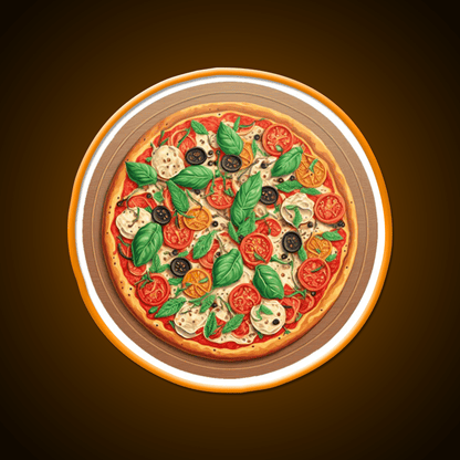 Pizza Margherita Snack Food Led Neon Sign Rgb Color - Shineneon