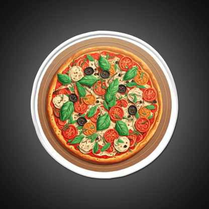 Pizza Margherita Snack Food Led Neon Sign Rgb Color - Shineneon