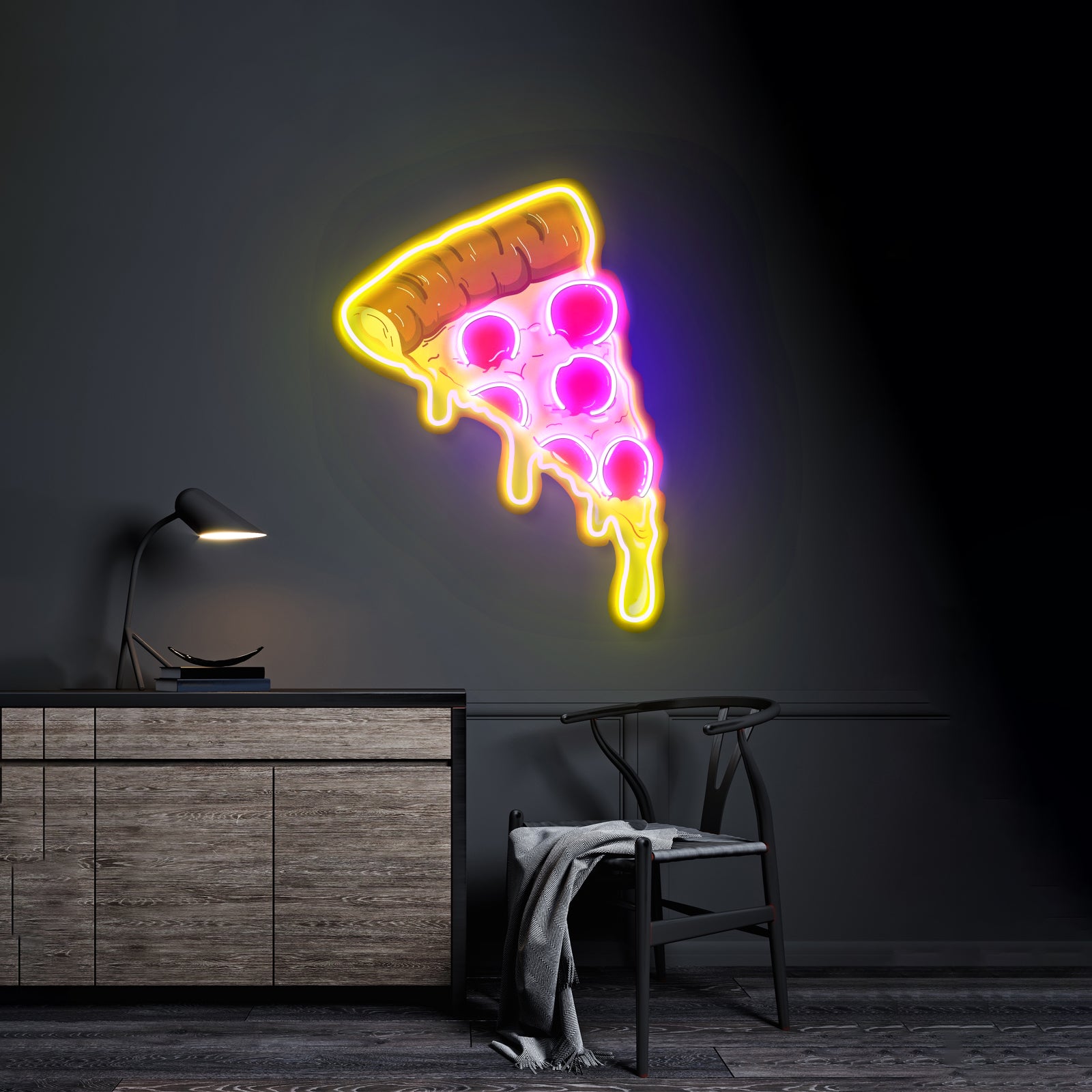 Pizza Neon Sign Acrylic Artwork